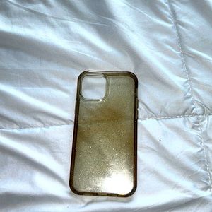 Clear sparkly iPhone 12 case